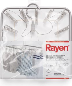 Suszarka na pranie Rayen Rayen Suszarka wisząca mała 16 klipsów 2