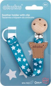 Akuku A0584 TASIEMKA DO SMOCZKA GWIAZDKI SREBRE 2