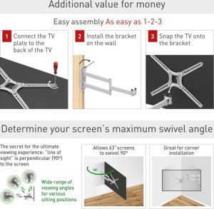 Barkan Uchwyt ścienny BM343XLW 13'' - 65'' 4
