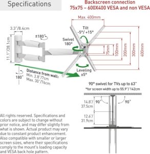 Barkan Uchwyt ścienny BM343XLW 13'' - 65'' 6