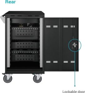 AVer AVer E24C+ Czarny Laptop/Tablet Wózek multimedialny 3