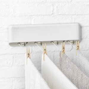 Suszarka na pranie Rayen 4-rzędowa automatyczna linka na pranie biała 2