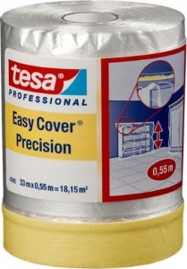 Folia malarska Tesa Folia ochronna tesa Professional Easy Cover Precision 33m x 550mm 1