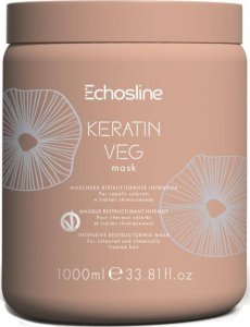 Echosline Echosline Keratin Veg regenerująca maska do włosów 1000ml 1