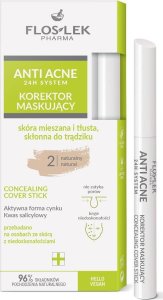 Floslek Floslek Anti Acne 24h System korektor maskujący 2 Naturalny 1