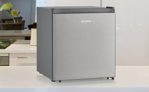 Lodówka Severin Severin KB 8878 chłodziarko-zamrażarka Wolnostojący 45 l E Srebrny 2