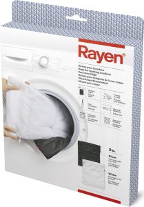 Rayen Rayen Zestaw 2 worków do prania 50 cm x 40 cm czarny+biały 2