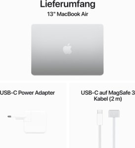 Laptop Apple MacBook Air Z1G6 34,46cm 13,6 cali M3 8C CPU/10C GPU/16C N.E. 24GB 2TB SSD 70W USB-C DE - srebrny 2