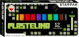 Starpak PLASTELINA 12KOL PIXEL GAME1 STK PUD 1/40 1