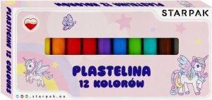 Starpak PLASTELINA 12KOL UNICORN 1STK PUD 1/40 1