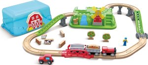 Hape HAPE traukinio bėgių rinkinys Countryside Bucket, E3772A 1