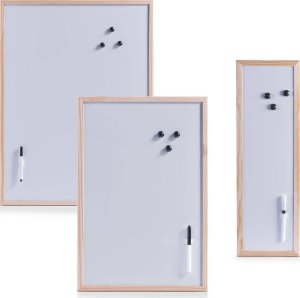 Zeller Biała tablica magnetyczna z pisakiem, 20 x 60 cm 3