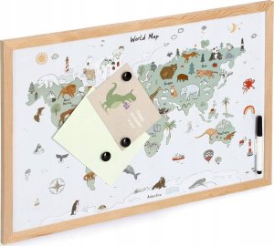 Zeller Tablica magnetyczna, mapa świata, 60 x 40 cm 3