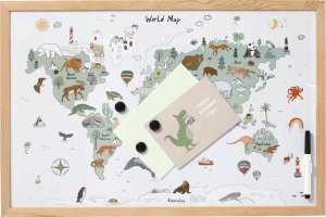 Zeller Tablica magnetyczna, mapa świata, 60 x 40 cm 5
