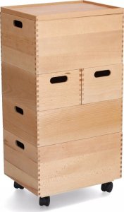 Zeller Wózek na pudła, drewno sosnowe 5