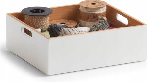 Zeller Storage Box, bambusowe, białe 7