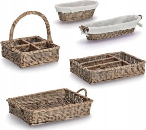 Zeller Wiklinowa taca z uchwytami, 41 x 30 cm 5
