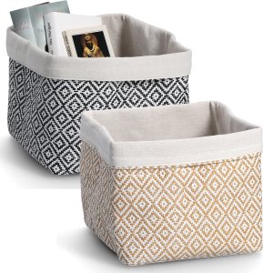 Zeller Koszyk do przechowywania z bawełny i papieru MOSAIC, 28 x 28 x 28 cm 4
