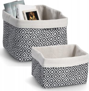 Zeller Koszyk do przechowywania z bawełny i papieru MOSAIC, 28 x 28 x 28 cm 5