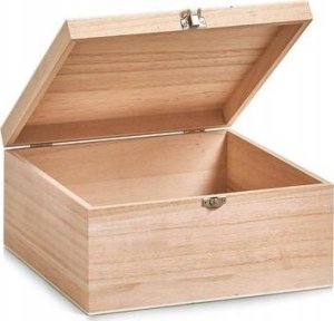 Zeller Zamykana skrzynka drewniana, 26 x 26 x 12,5 cm 2