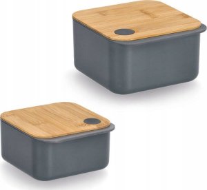 Zeller Pojemnik do przechowywania z bambusowym wieczkiem, 600 ml 3
