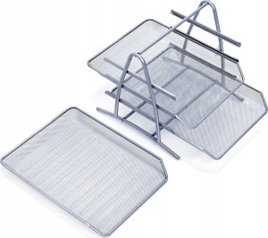 Zeller Piętrowa tacka na dokumenty z papierowej siatki 3