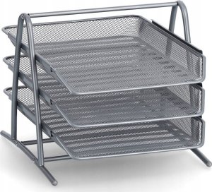 Zeller Piętrowa tacka na dokumenty z papierowej siatki 4