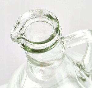 Zeller Szklany dozownik do oliwy lub octu z korkiem, 270 ml 3