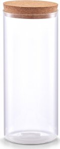 Zeller Smukły słoik z korkową pokrywką, 1400 ml 2