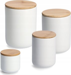 Zeller Ceramiczny słoik z wieczkiem, na produkty sypkie, 670 ml 4