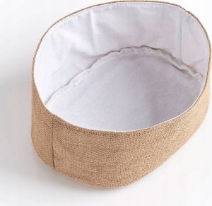 Zeller Koszyk na chleb z juty i bawełny, 26 x 18 cm 3