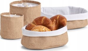 Zeller Koszyk na chleb z juty i bawełny, 26 x 18 cm 5