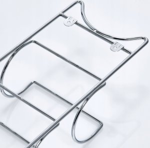 Zeller Metalowy stojak na wino montowany na ścianę, 5 butelek 2