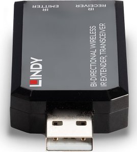 System przekazu sygnału AV Lindy 38331 przedłużacz AV Nadajnik i transceiver AV Czarny 3