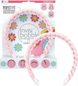 Invisibobble Invisibobble Hairhalo Retro Dreamin regulowana opaska do włosów Eat Pink and be Merry 1