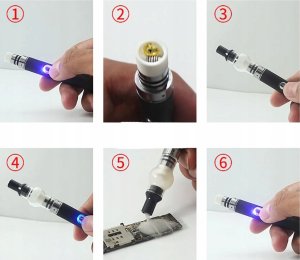 Rosfix TERMICZNY DOZOWNIK ATOMIZER KALAFONII DO WYKRYWANIA ZWARĆ USTEREK PŁYTY PCB 8
