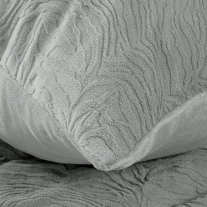Eurofirany Miękka pościel welwetowa FLANO 160X200 70X80X2 srebrna 7