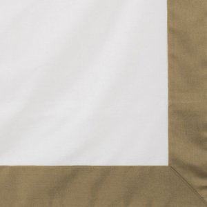 Eurofirany Pościel satynowa z kantą LAURA 160X200 70X80X2 biała+złota 4