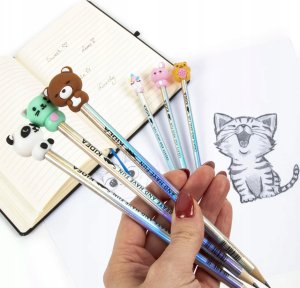 Derform Ołówek z figurką B KIDEA p24, mix cena za 1 szt 5