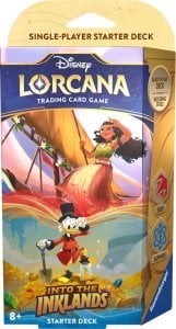 Ravensburger SKNERUS TALIA Disney Lorcana Into the Inklands karty Starter Deck +BOOSTER 1