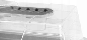 Ibergarden Miniszklarnia plastikowa, rozsadnik domowy, 24 x 38,4 x 18 cm 3