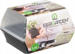 Ibergarden Miniszklarnia plastikowa, rozsadnik domowy, 17,4 x 21,5 x 12,8 cm 2