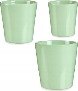 Ibergarden Zestaw doniczek ceramicznych CONICAL, pastelowe kolory, 3 sztuki 1