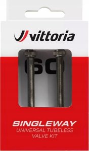 Vittoria Bekamerinis ventilis Vittoria Singleway brass black 60mm 2vnt. 1