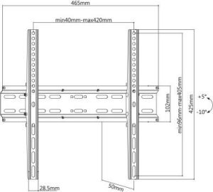 Maclean Uchwyt ścienny MC-748 32'' - 55'' 2