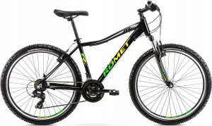 Romet Dviratis Romet Rambler R6.1 JR 2024 black-green-grey-19" / L (Dydis: 19" / L) 1