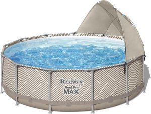 Bestway Basen Ogrodowy Stelażowy Z Baldachimem Daszek 396 x 107 cm Bestway 561FY 2