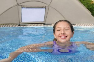 Bestway Basen Ogrodowy Stelażowy Z Baldachimem Daszek 396 x 107 cm Bestway 561FY 5