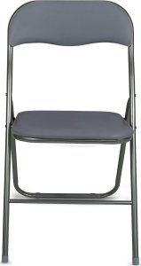 Krzesło biurowe kontrast Krzesło składane konferencyjne LEON 43,5x47x79 cm szare 2