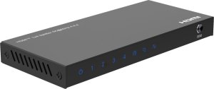 System przekazu sygnału AV MicroConnect Microconnect MC-HDMISPLITTER0104-4K rozgałęziacz telewizyjny HDMI 1